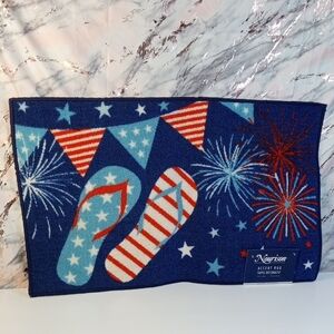 🏠 Nourison Patriotic Flip-Flop Accent Rug